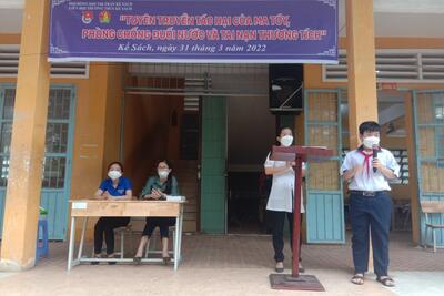 TUYÊN TRUYỀN TÁC HẠI CỦA MA TÚY, PHÒNG CHỐNG ĐUỐI NƯỚC VÀ TAI NẠN THƯƠNG TÍCH 2022